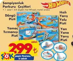 HOT WHEELS ŞAMPİYONLUK PARKURU ÇEŞİTLERİ